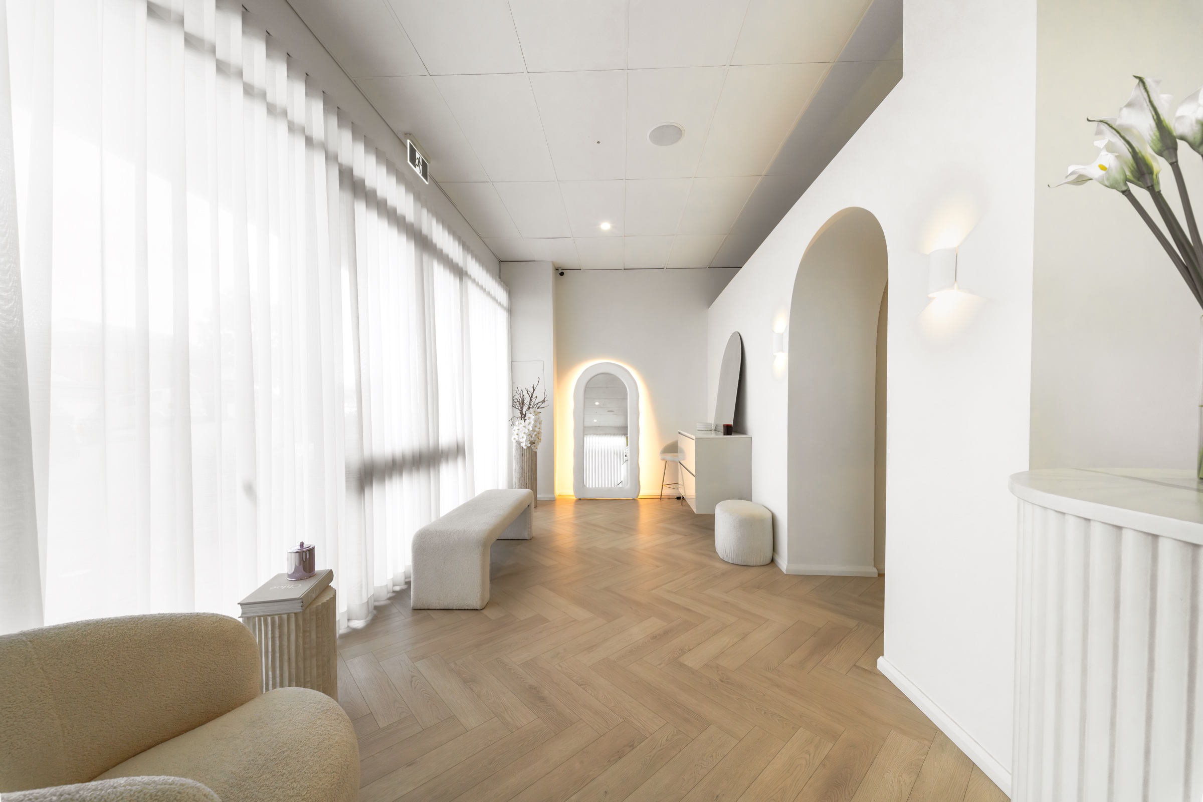 The Village Beauty salon floor